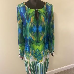 XOXO long sleeves patterned dress size L